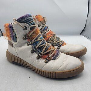 Josef Seibel Maren 06 Womens 38 White Boots Winter Warm Casual Outdoors